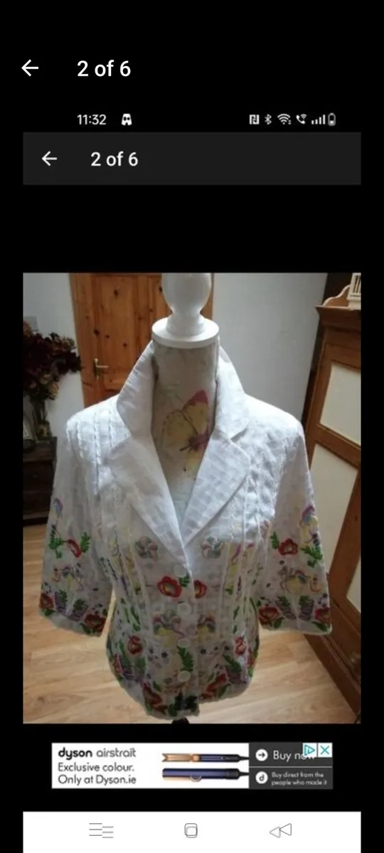 Beautiful Forewear embroidered, fully lined Jacket - Image 2