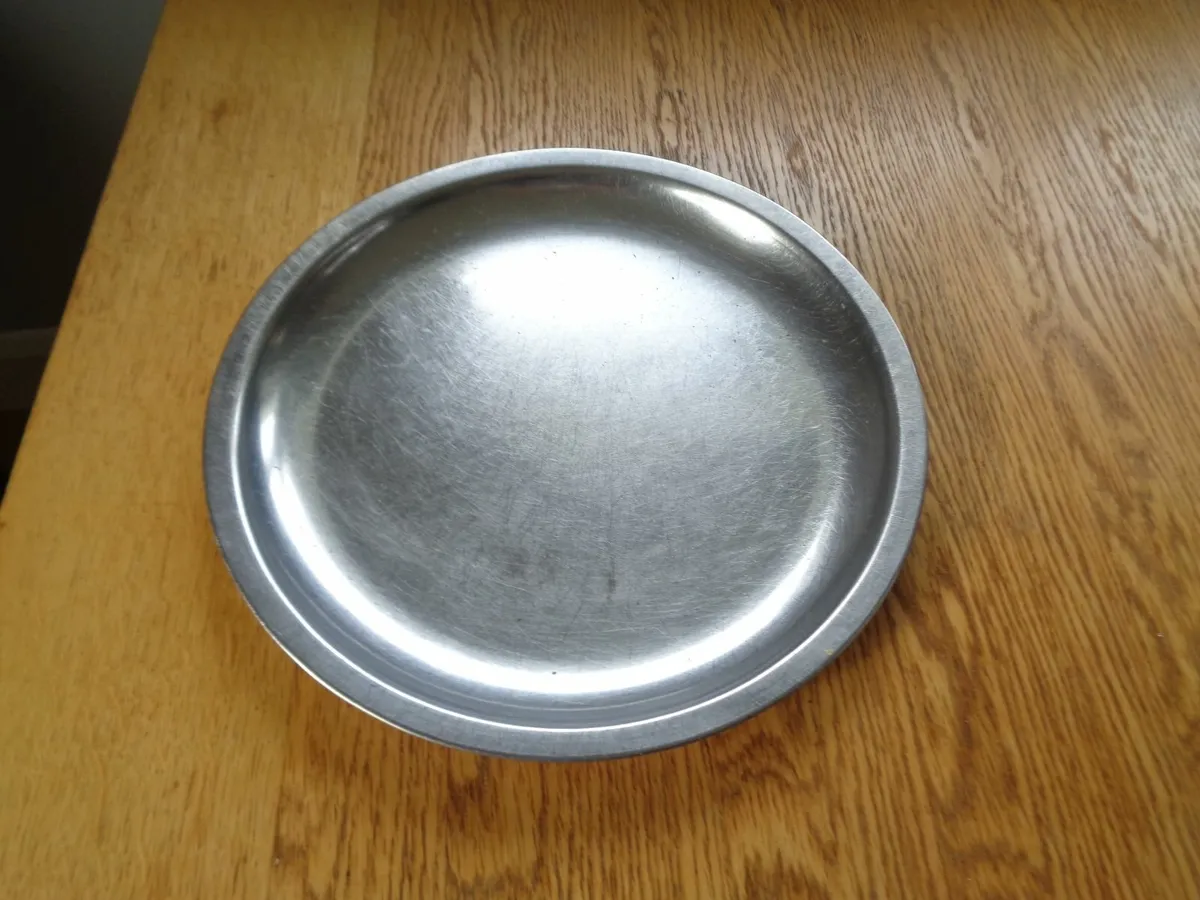 Stainless Round Tray for sale - Image 3