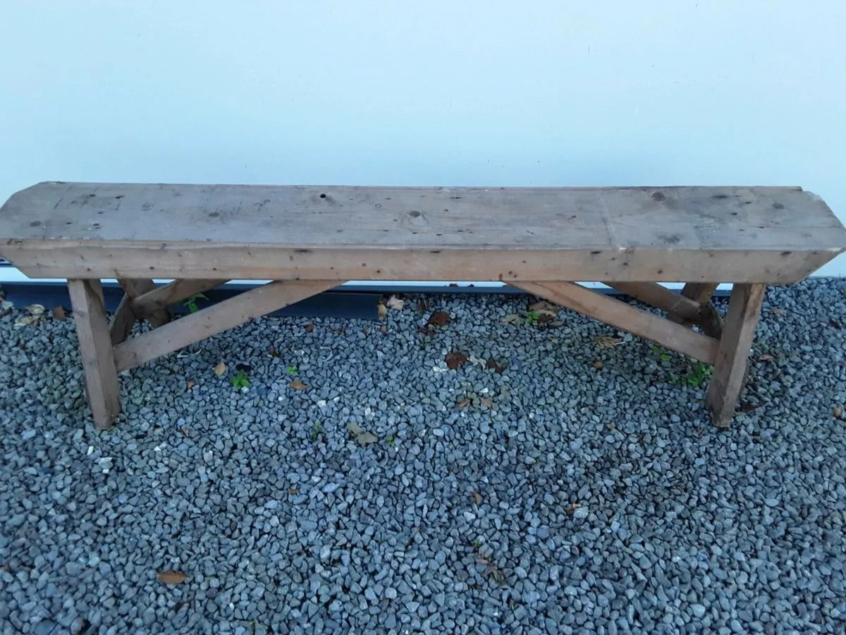 Wooden Bench - Image 2