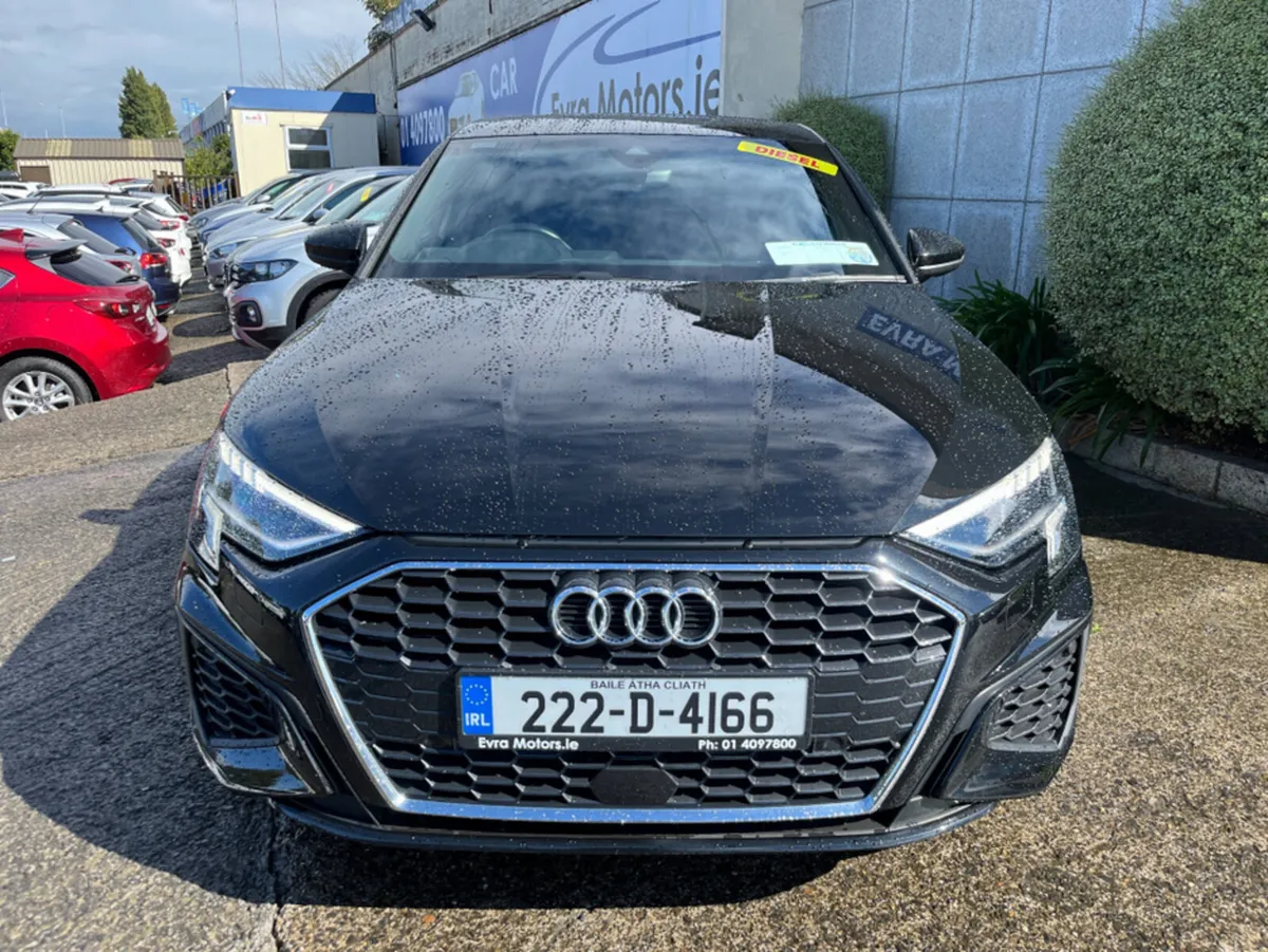 Audi A3 SALOON S-LINE 30 TDI 2.0 DIESEL //FULL LEA - Image 2