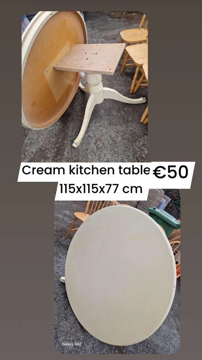 Kitchen table round - Image 1