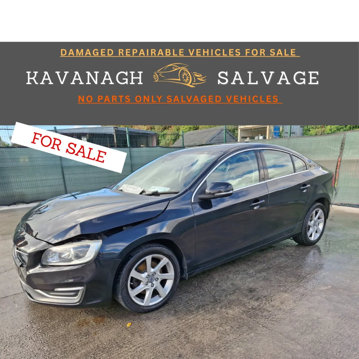 142 Volvo S60 2.0 Diesel.Light Damage - Image 1
