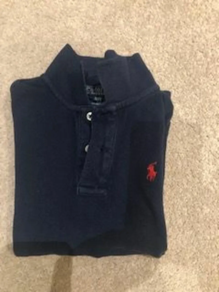 Ralph Lauren Long Sleeve Polo Shirt age 3-4 - Image 2