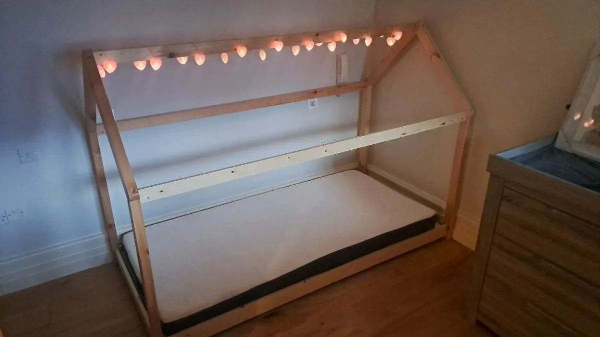 Montessori Bed with Mattress - Image 1