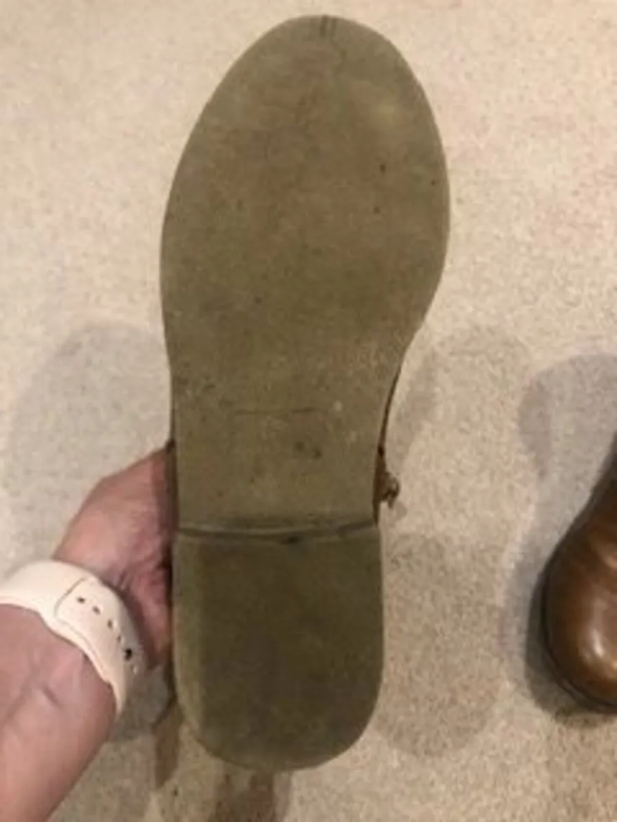 Girls Tan Boots - Image 3