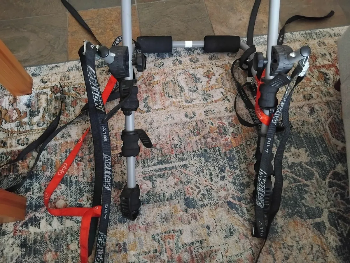 Bike rack for car, horse riding protector jacket. - Image 1