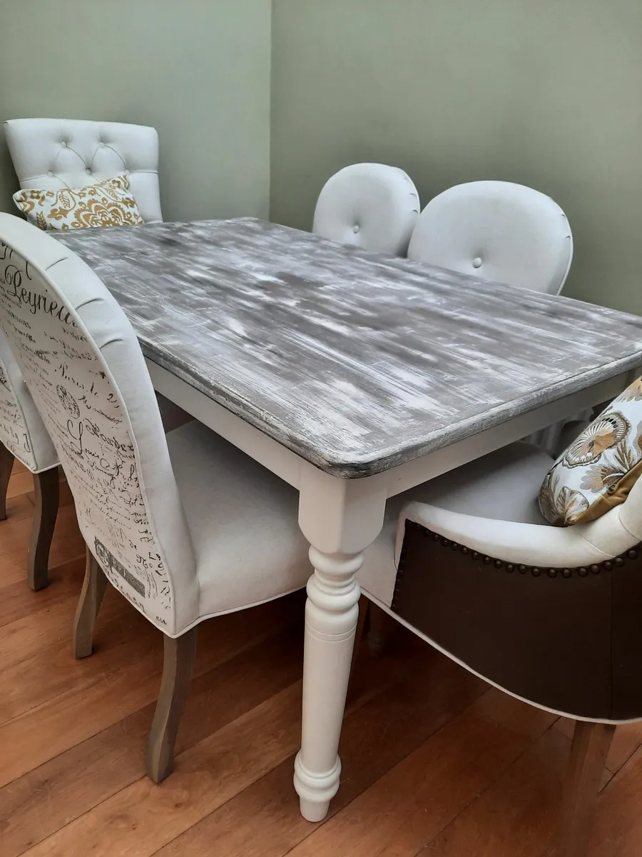 Dining Table and 6 Chairs - Image 2