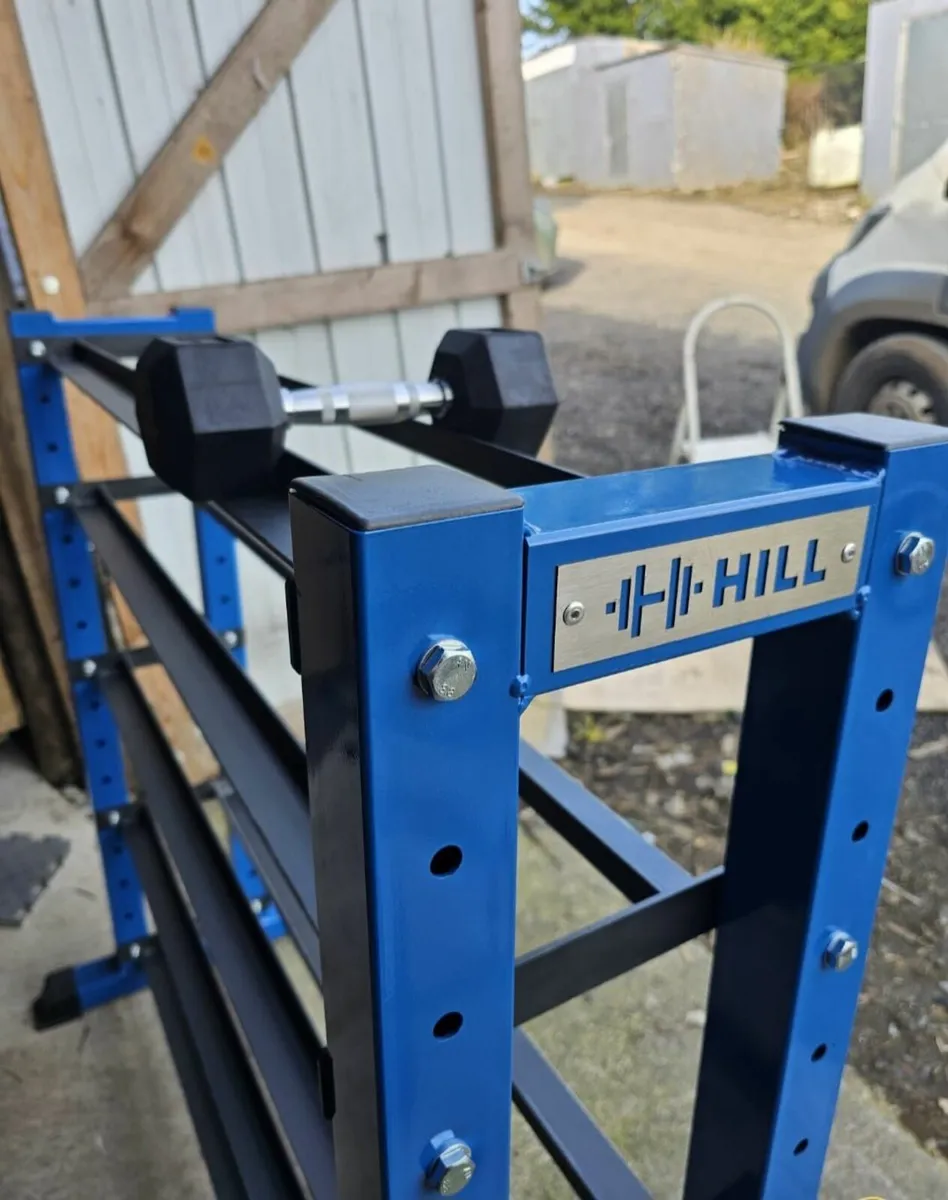 3 Tier Dumbbell Rack Storage Solution -gym weights - Image 3