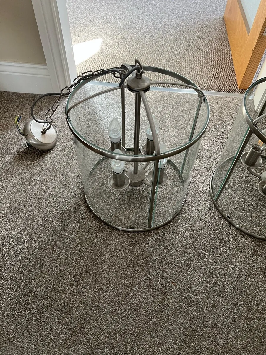 Glass Chandeliers for Sale - Image 2