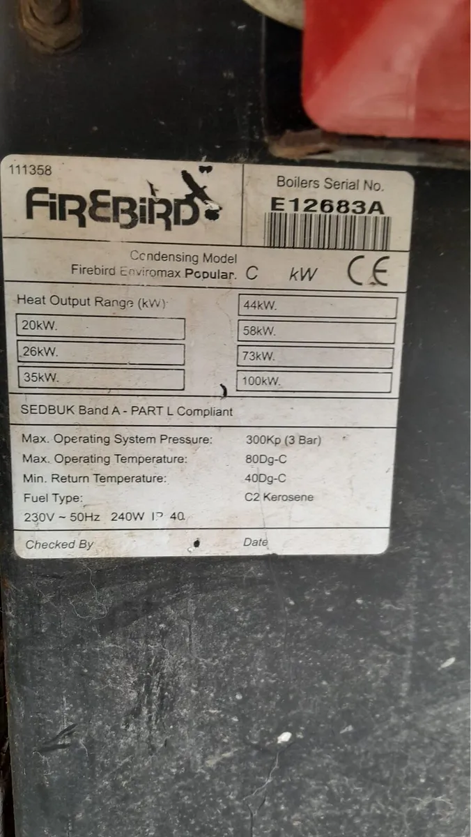 Firebird oil burner - Image 1