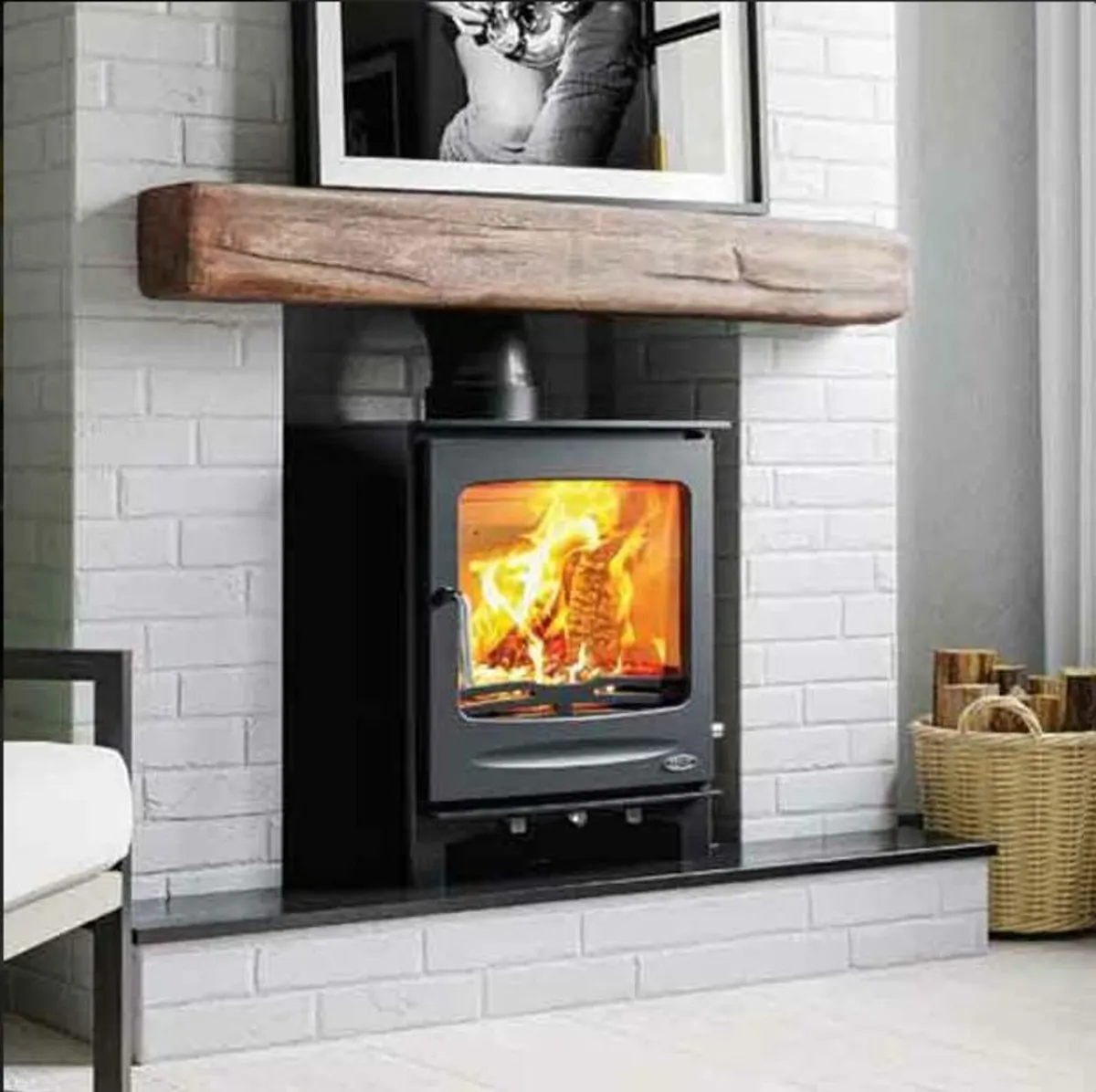 21kw Boiler Stove - Matt Black - Image 3