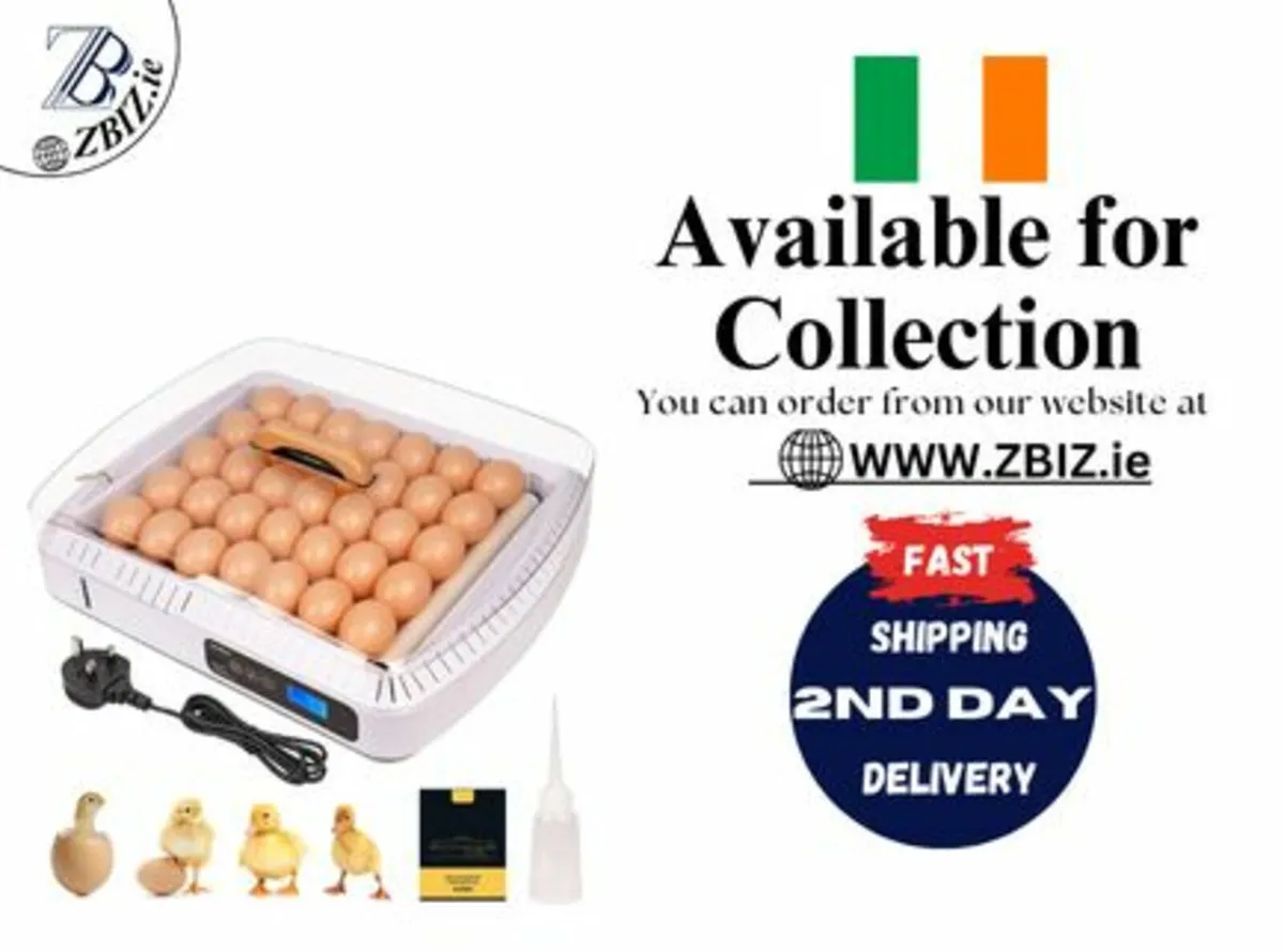 35 Egg Incubator Automatic Turning Temp Control - Image 1