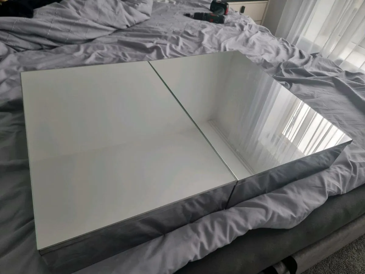 2x Bathroom Mirror Shelves NEW UNUSED with boxes - Image 1