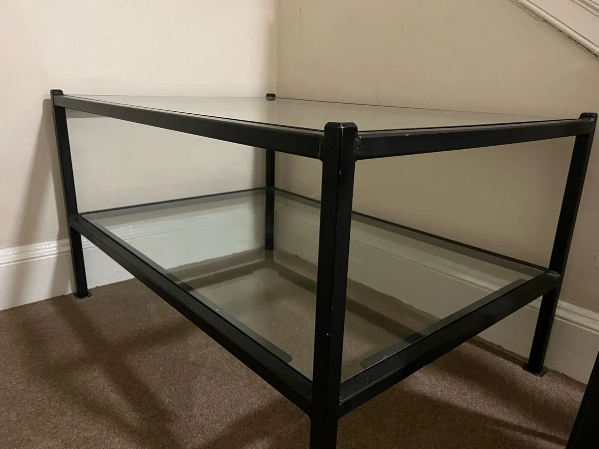 Glass coffee table - Image 3