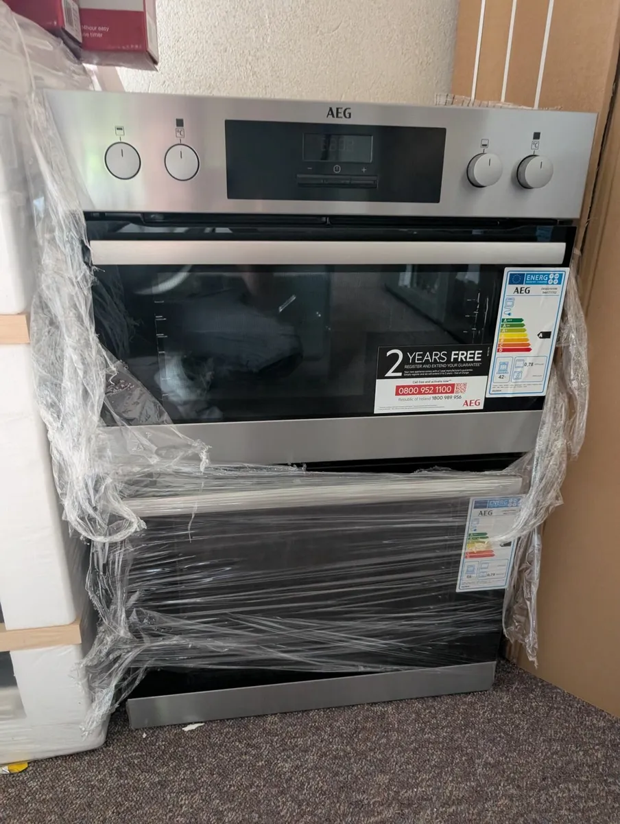 Aeg double oven DEB331010M - Image 1