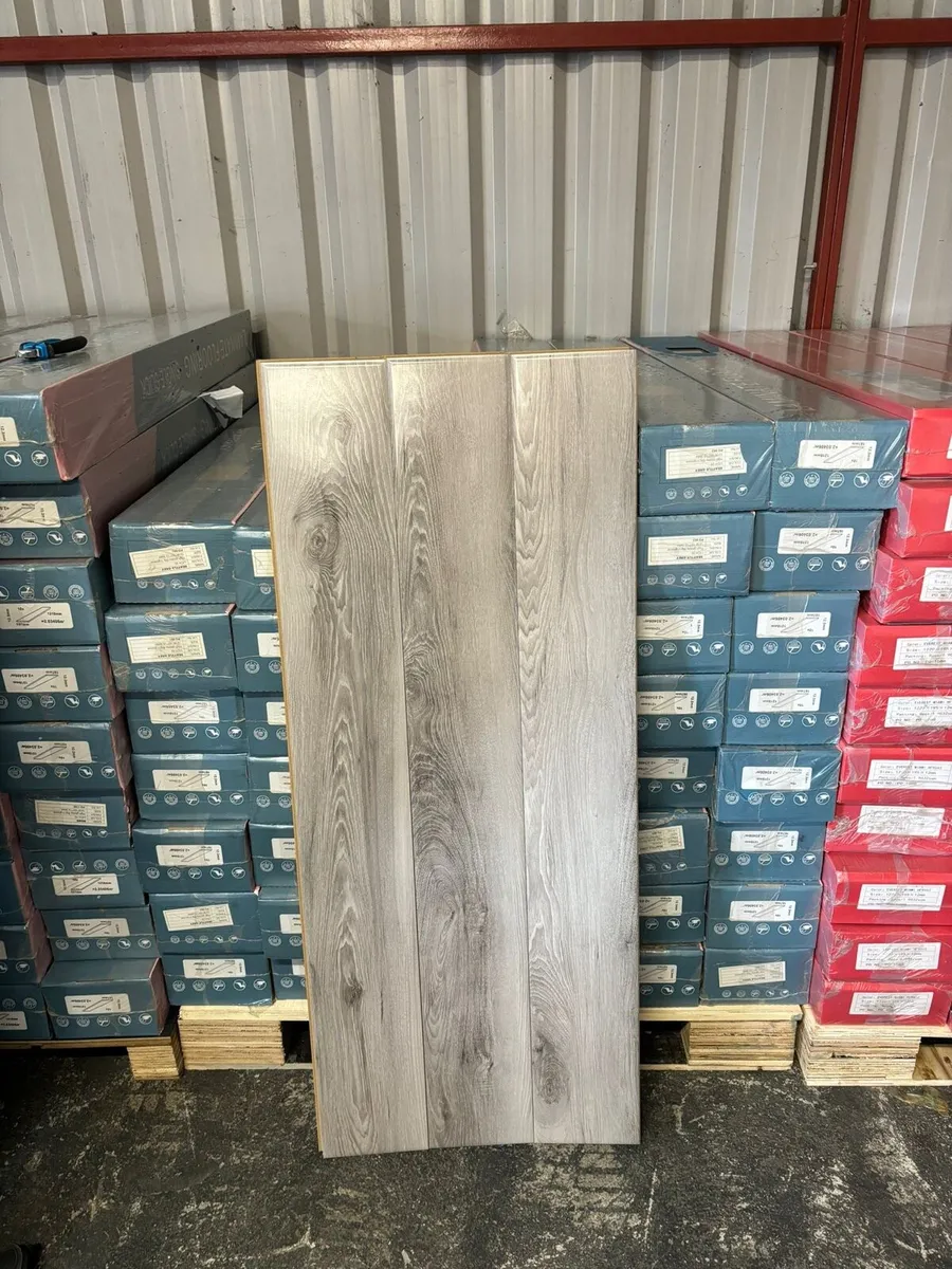 Brand new high gloss laminated flooring - Image 1
