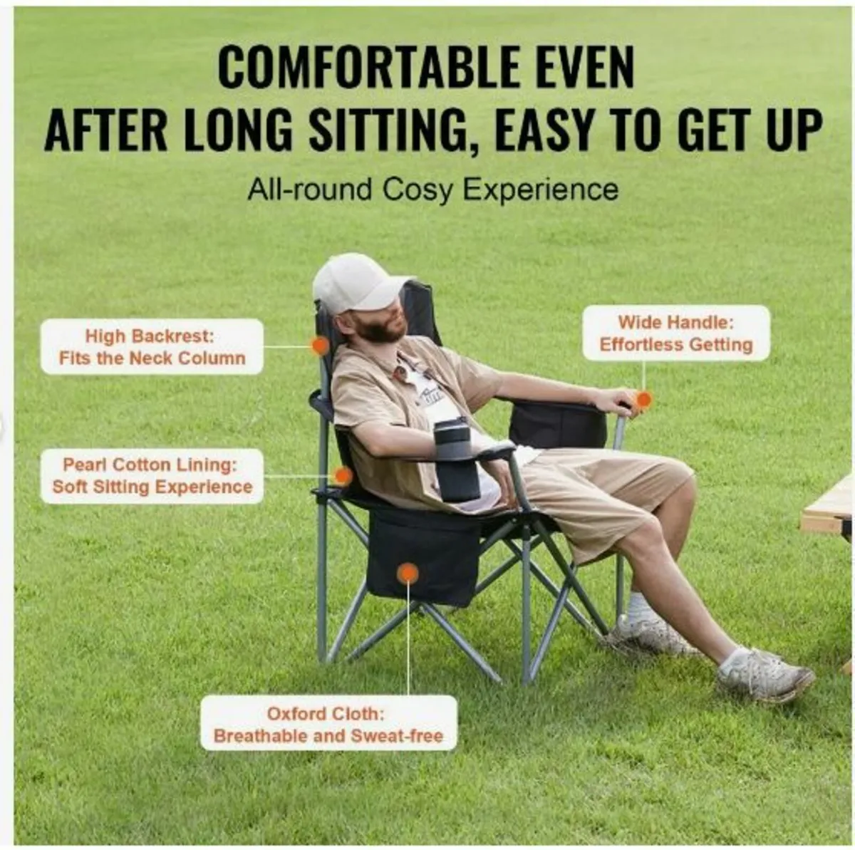 Camping Folding Chair for Adults - Image 1