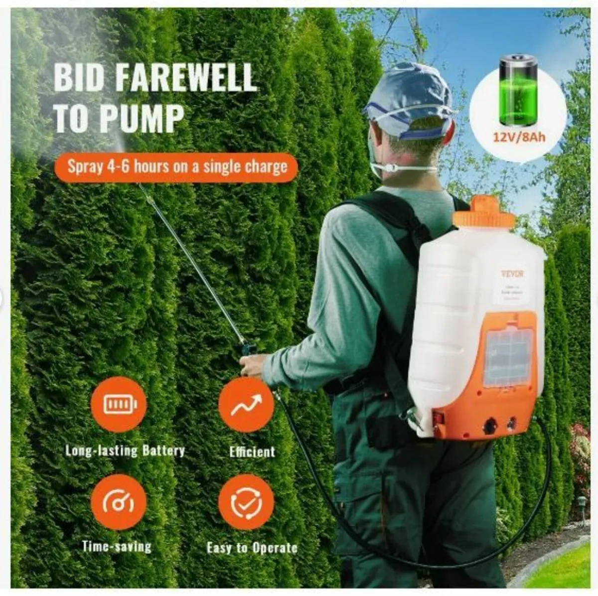 Battery Powered Backpack Sprayer - Image 2