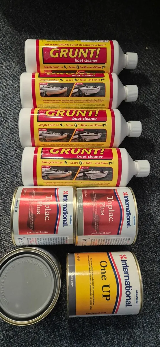 Boat paints and cleaning - Image 1