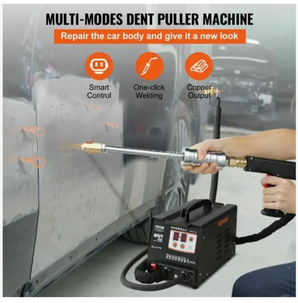 3KW Dent Puller,Welder Vehicle Repair Puller Kit - Image 3