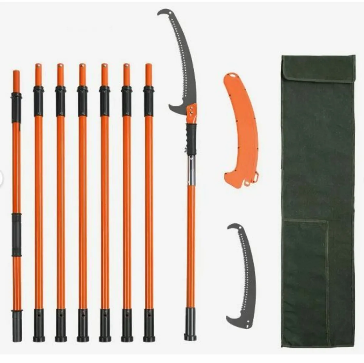 Manual Pole Saw, 2.2 - 8.2 m Extendable - Image 1