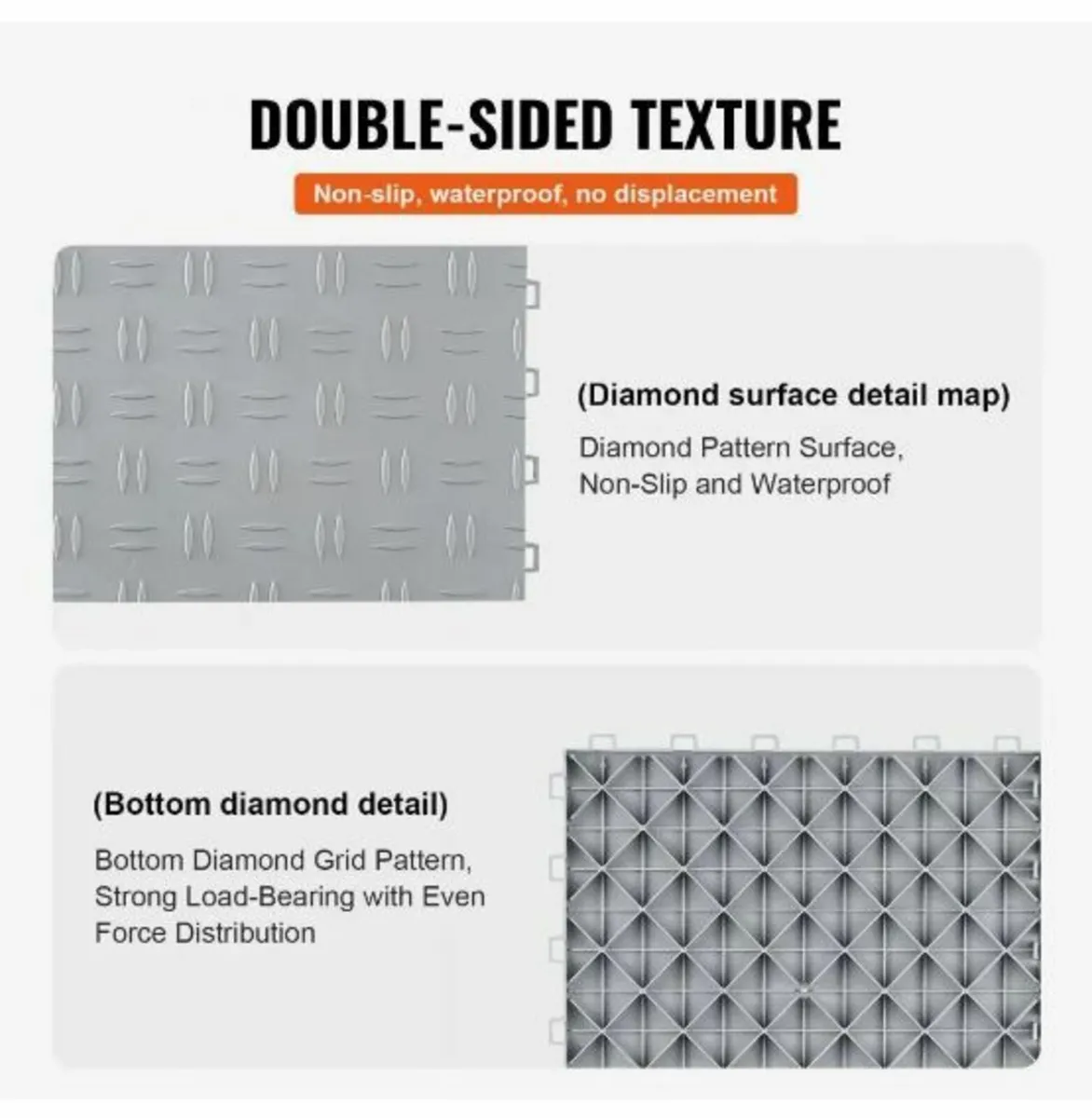 Garage Tiles Interlocking, 12 x 12 x 0.53 inch 50 - Image 3