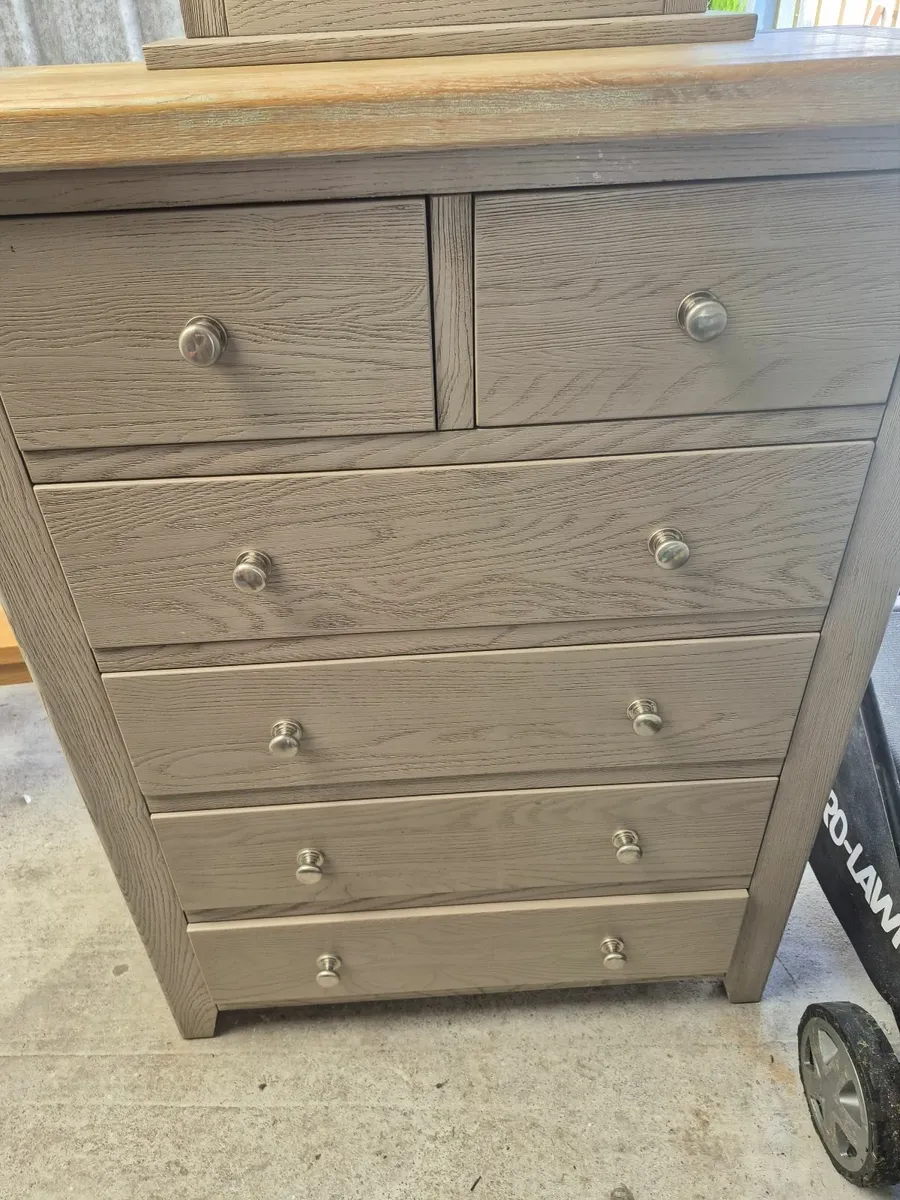 Chest of drawers with mirror - Image 3