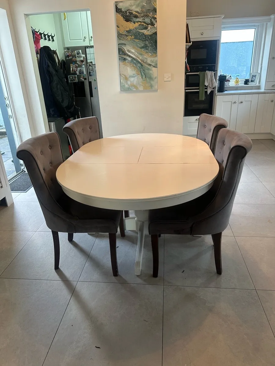Dinning table and chairs - Image 1