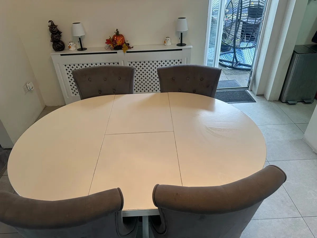 Dinning table and chairs - Image 2