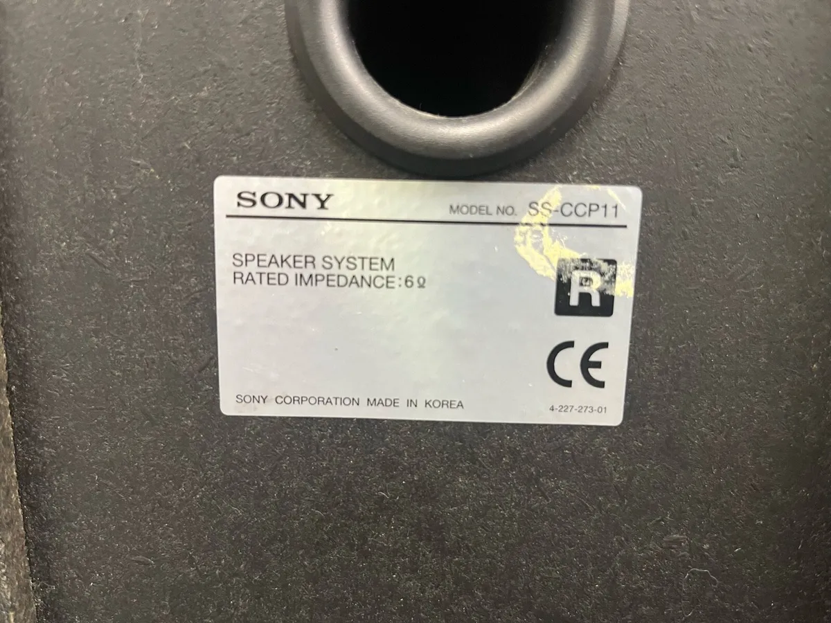 Sony Speakers Pair - Image 4