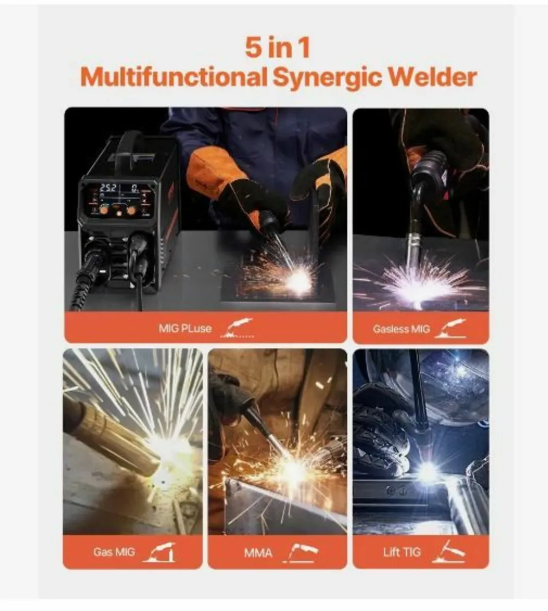 MIG Welder 200A Pluse Mig Welding Machine - Image 3