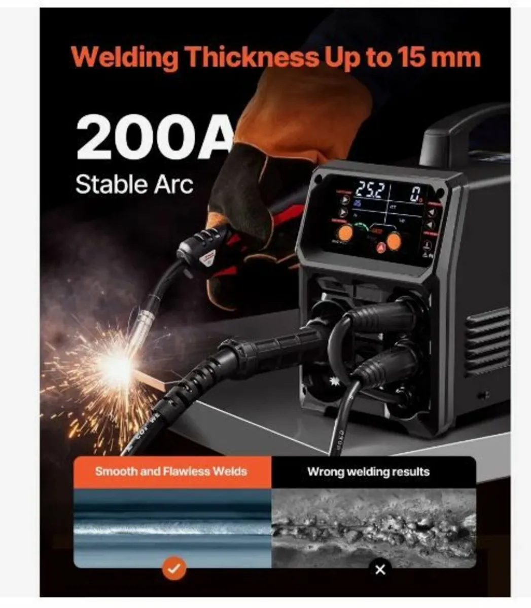 MIG Welder 200A Pluse Mig Welding Machine - Image 4
