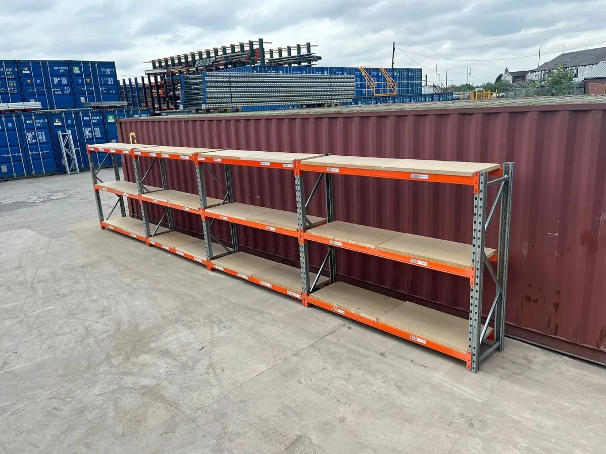 Used Heavy Duty Longspan Shelving Racking - Image 1