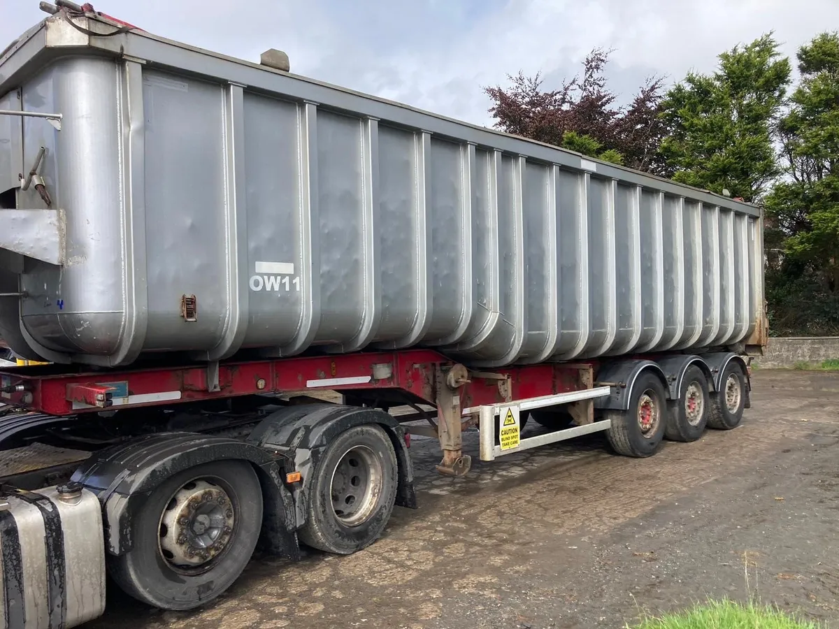 Aluminium bulk tipping trailer - Image 1