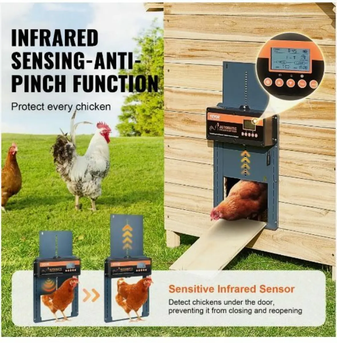 Automatic Chicken Coop Door Auto Chicken Door - Image 4