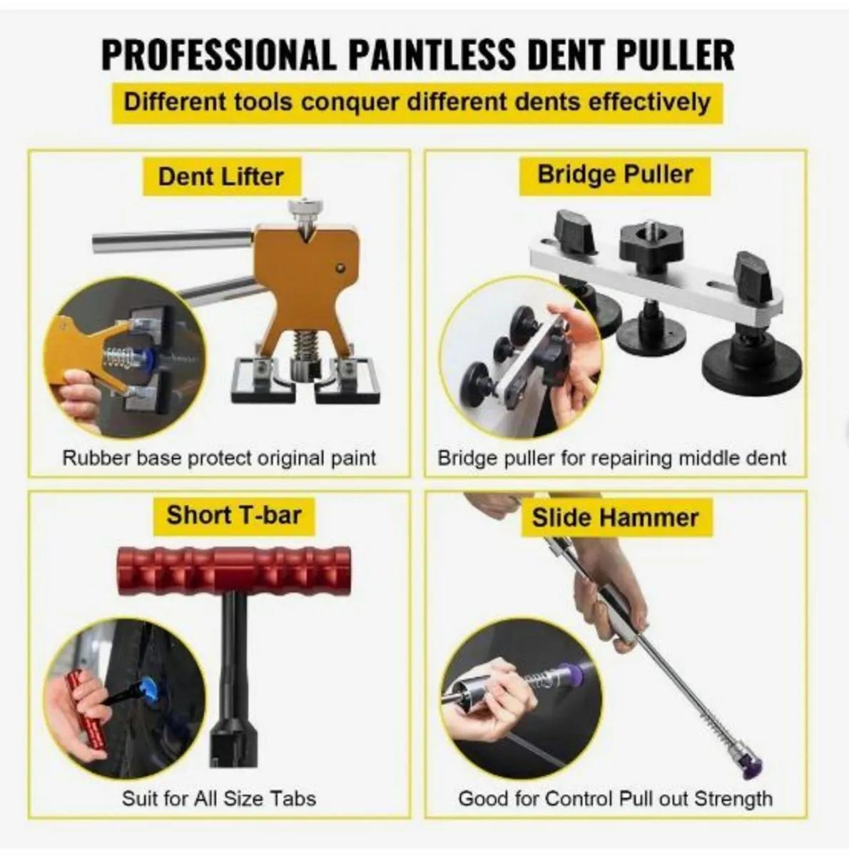Dent Removal Tool, 89 Pcs Paintless - Image 3