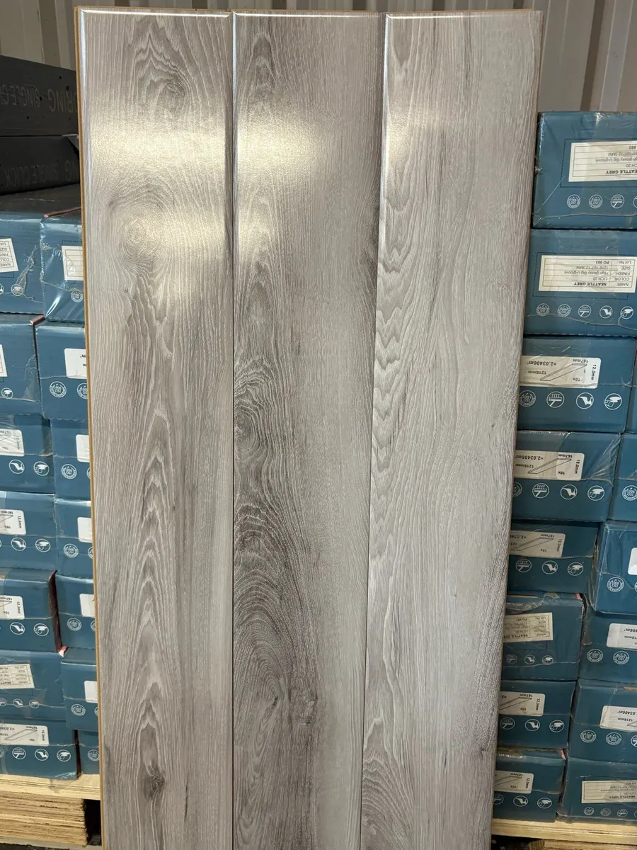 Brand new 12.3mm flooring - Image 1