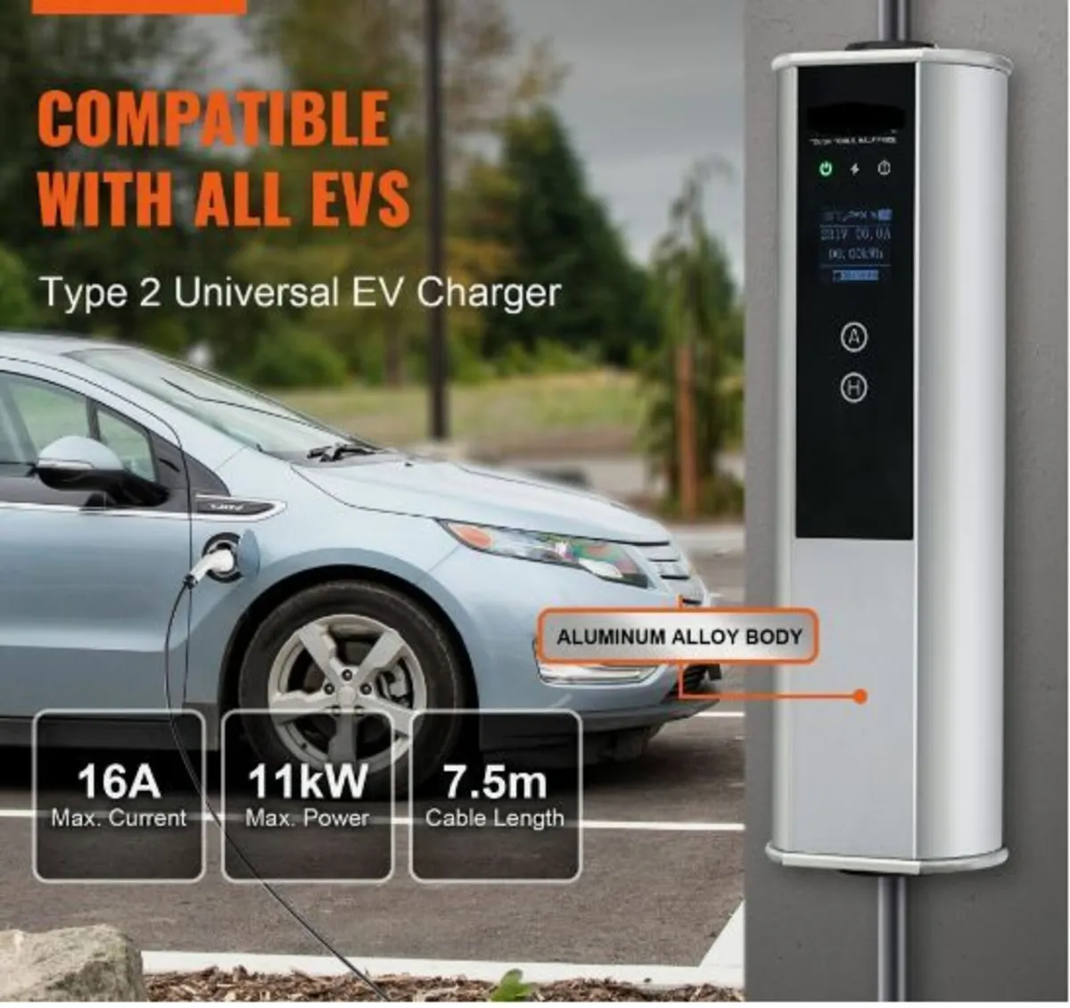Portable EV Charger Type 2 EV Charging - Image 2