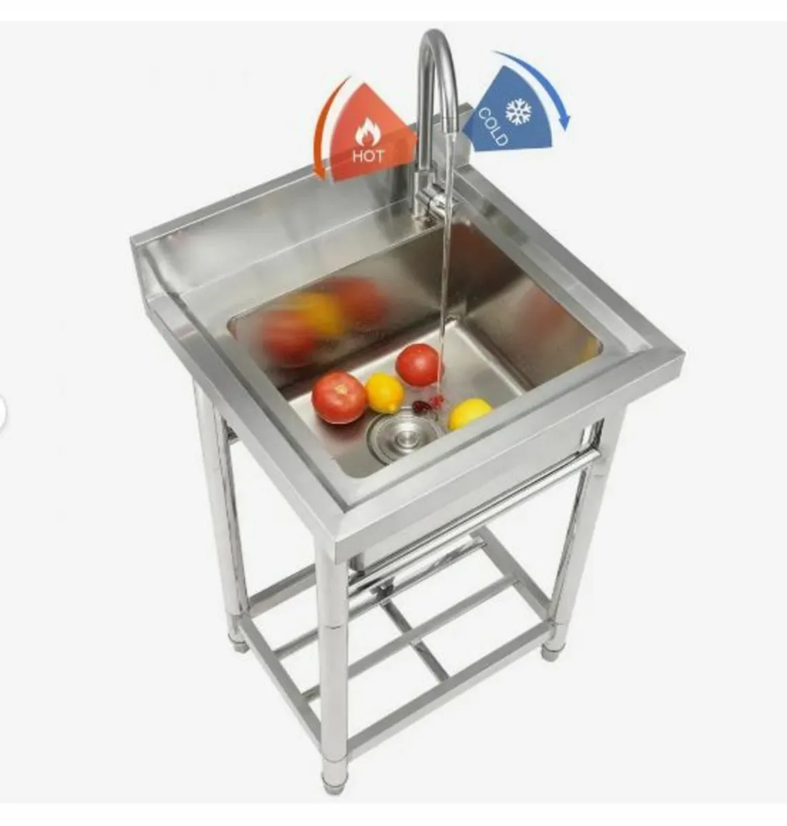 Stainless Steel Utility Sink - Image 1