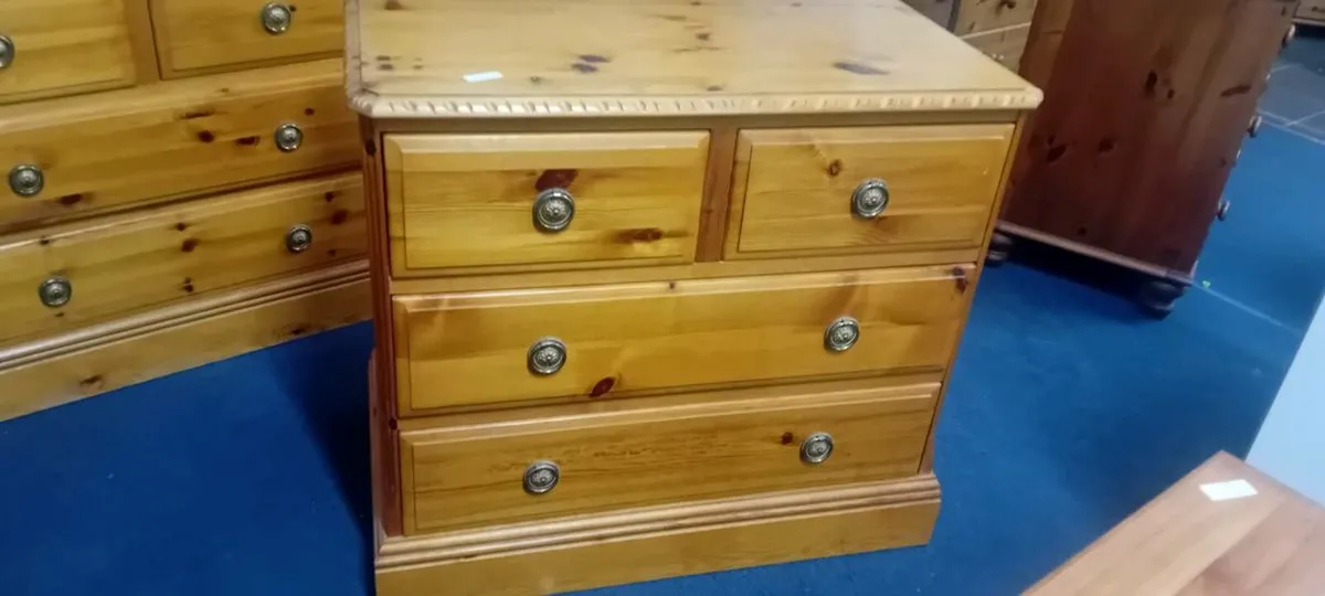 Decorative Solid Pine Chest Of Drawers