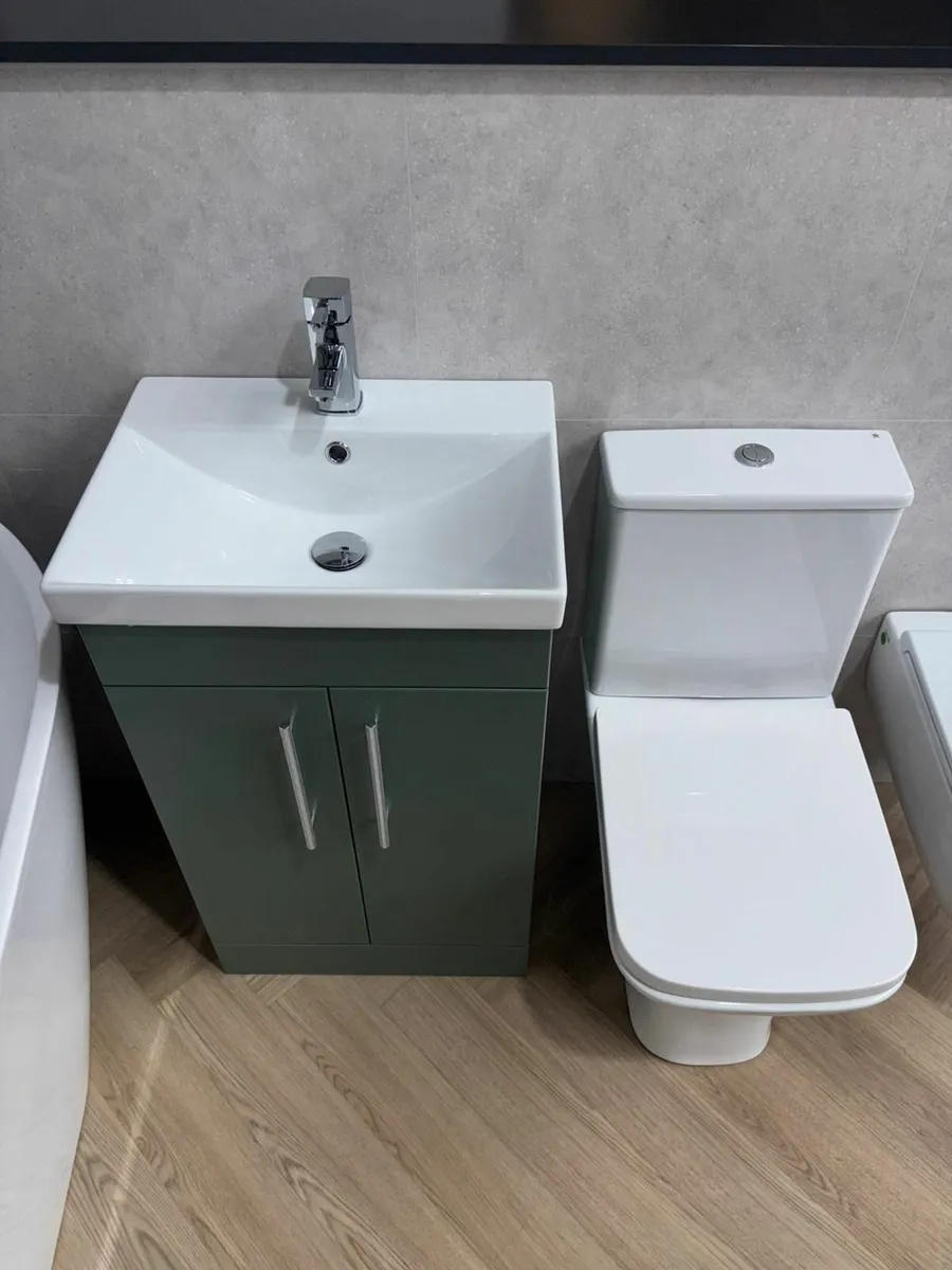 Bathshack - Designer Sage Vanity & Toilet Bundle - Image 3