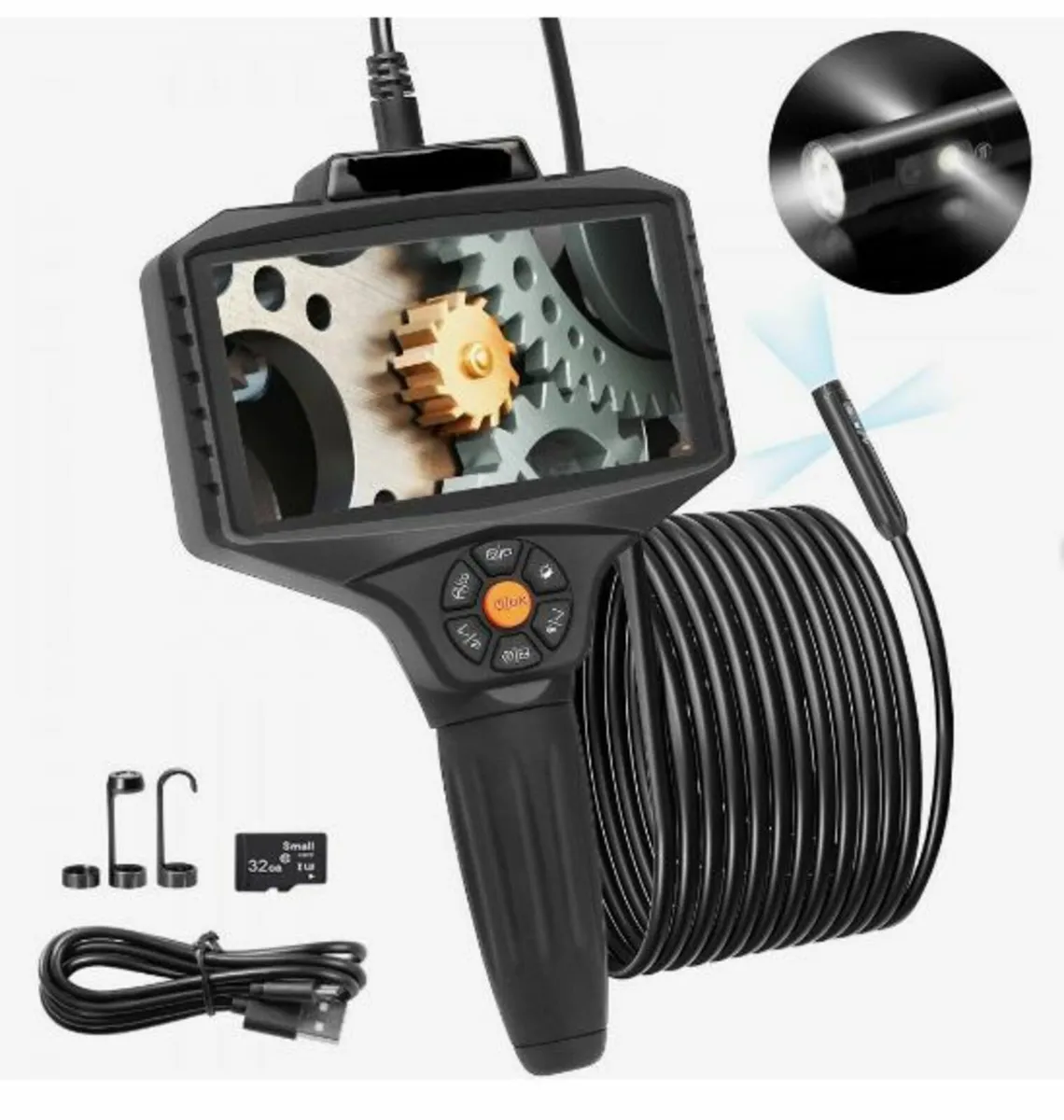 Triple Lens Inspection Camera with Light - Image 3