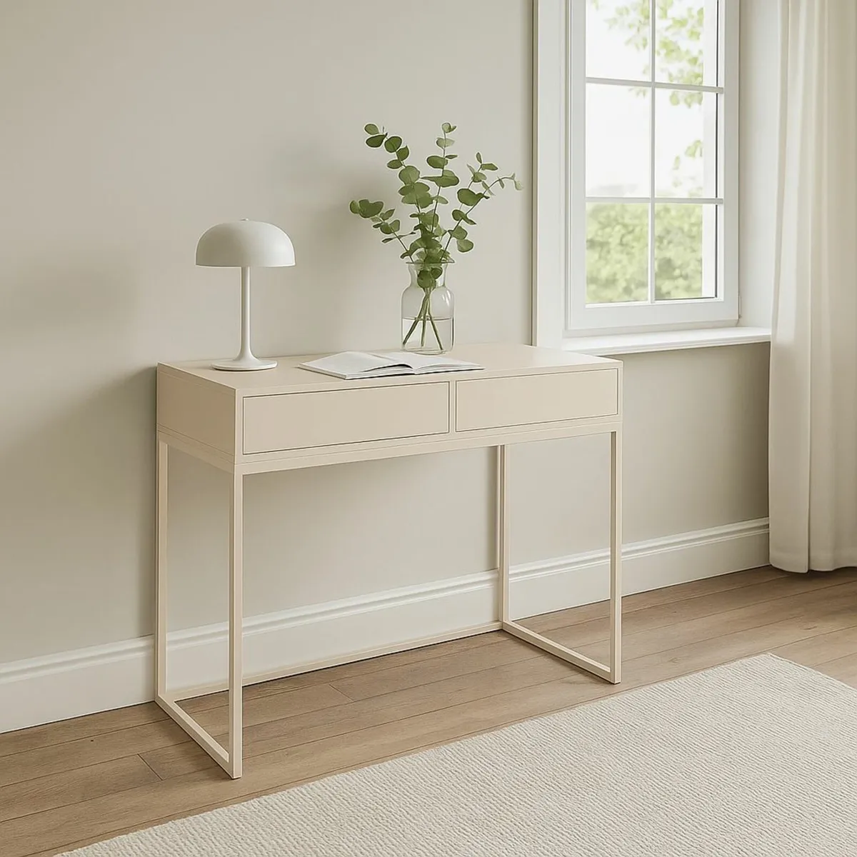 Modern Console Tables Sleek Storage for Hallway - Image 3