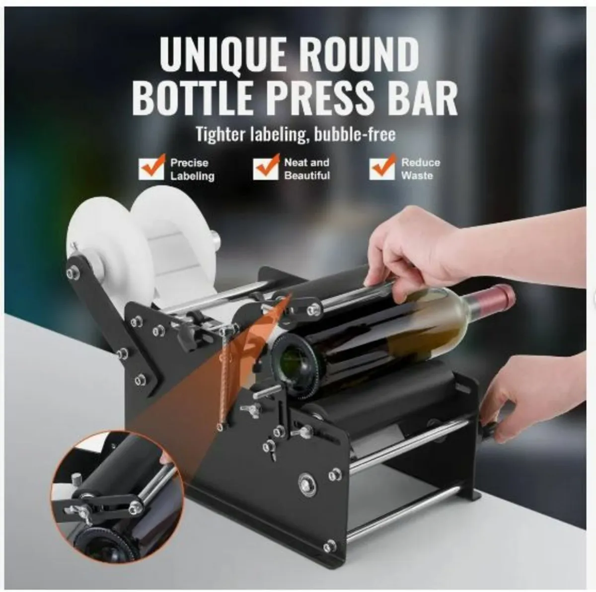 Manual Round Labeling Machine, 15-20pcs/min - Image 3