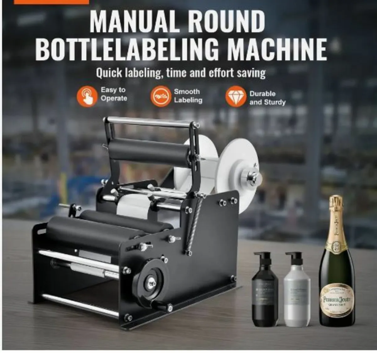 Manual Round Labeling Machine, 15-20pcs/min - Image 4