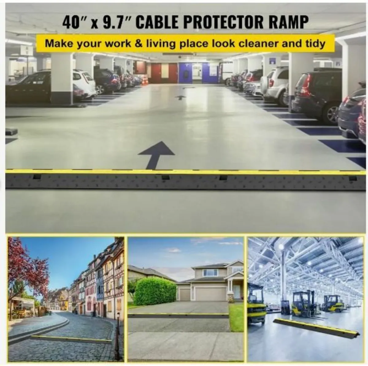 Cable Protector 101x24.5x5cm 3 Pack - Image 2