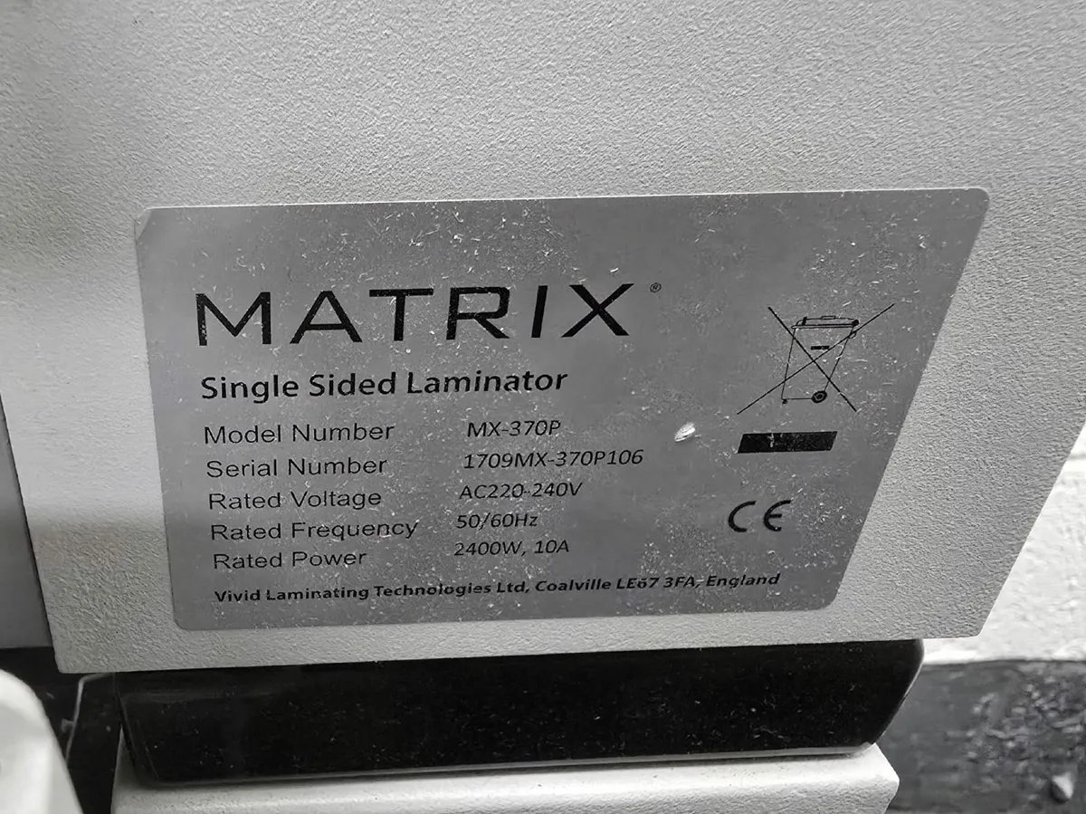 Matrix 370P Laminator - Image 3