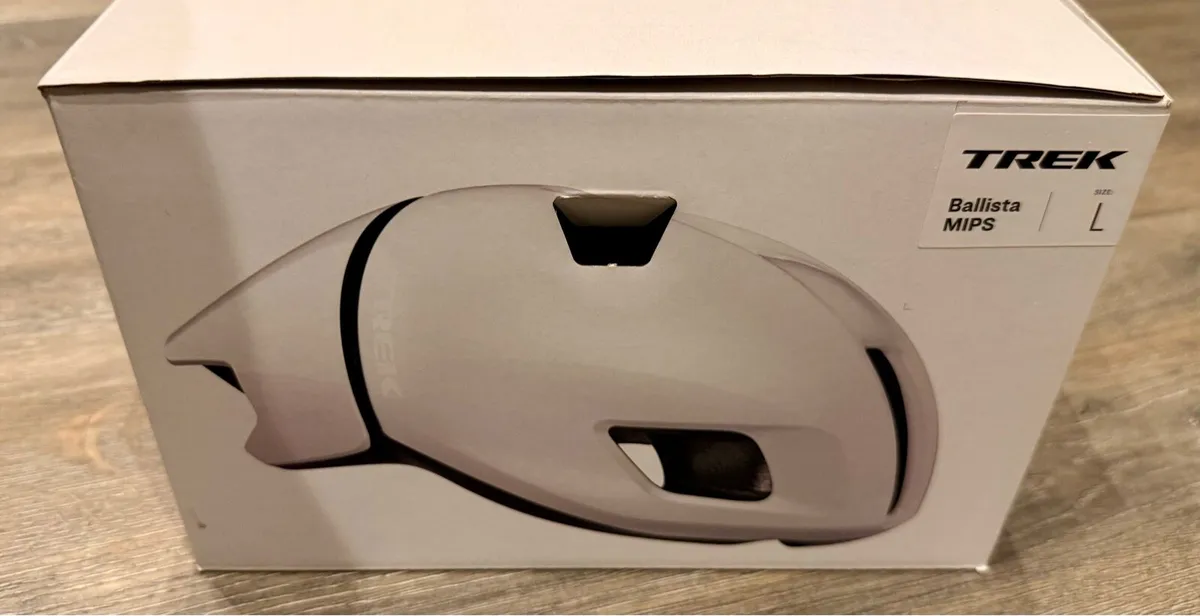 Trek Ballista Mips Aero Helmet - white (brand new) - Image 1
