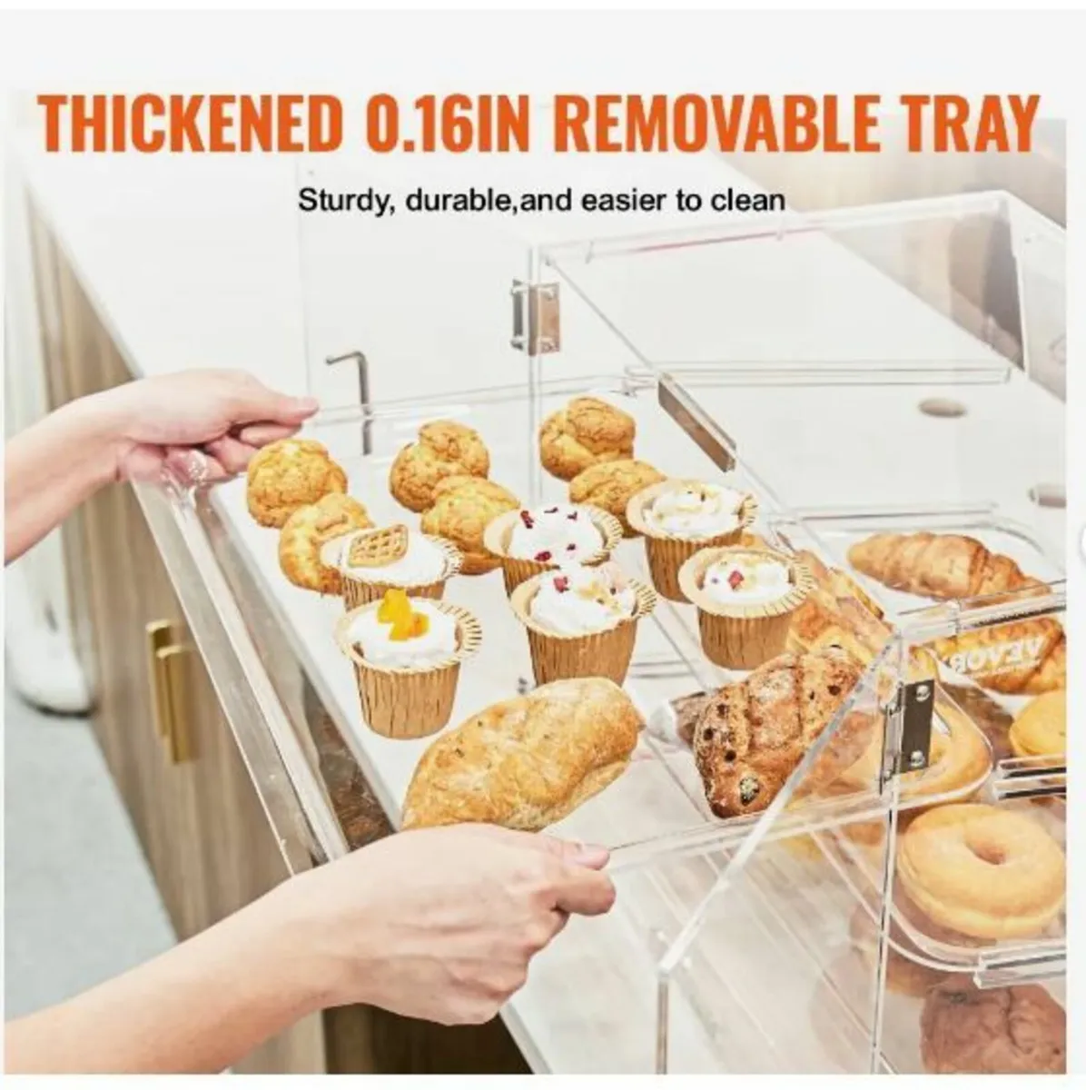Pastry Display Case, 3-Tier Commercial - Image 3