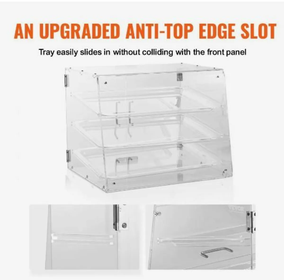Pastry Display Case, 3-Tier Commercial - Image 4